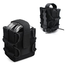 Double Handcuff Pouch Vest MOLLE Holster Holder Duty Belt Accessory