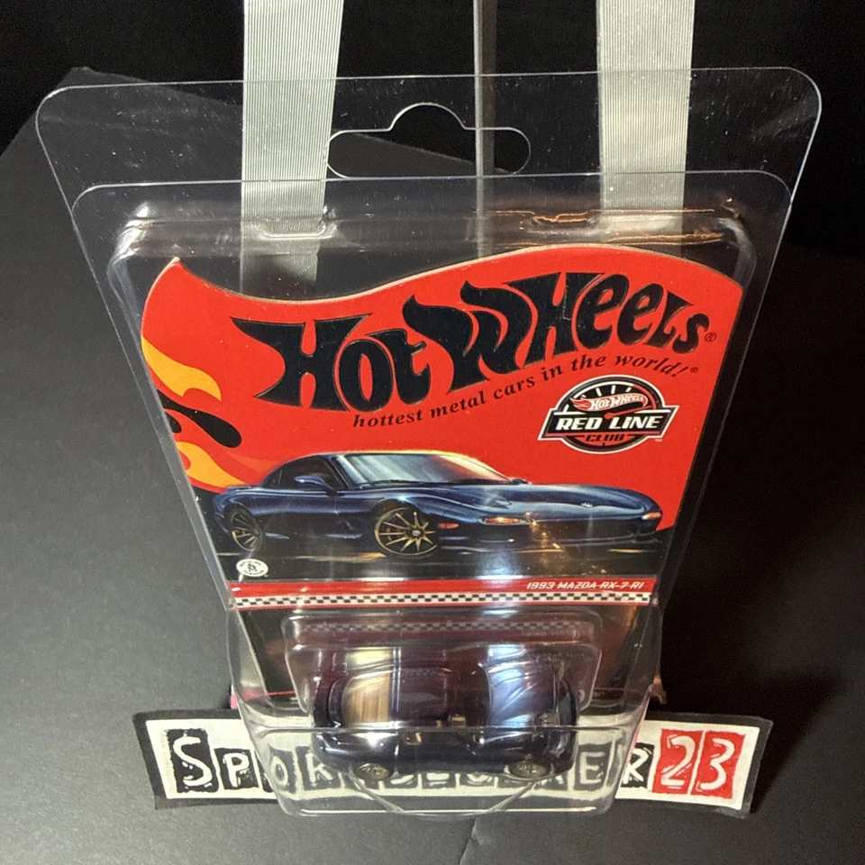 Hot Wheels RLC 2025 exclusivo Red Line Club - Mazda RX-7 R1 1993 (JCP16) SELLADO Foto 3 de 4