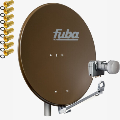 Fuba DAL 804 B Sat Satelliten Anlage Schüssel Quad LNB LMB DEK 417 4 Teilnehmer