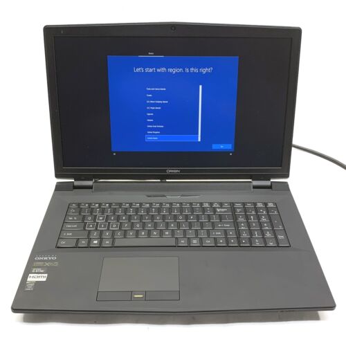Origin EON17-X 17.3" i7-6700 3.40GHz 16GB 500GB SSD GeForce GTX 980M 8GB Win 10