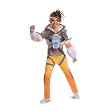 Overwatch Deluxe Tracer Costume for Kids Large 10-12 - NWT