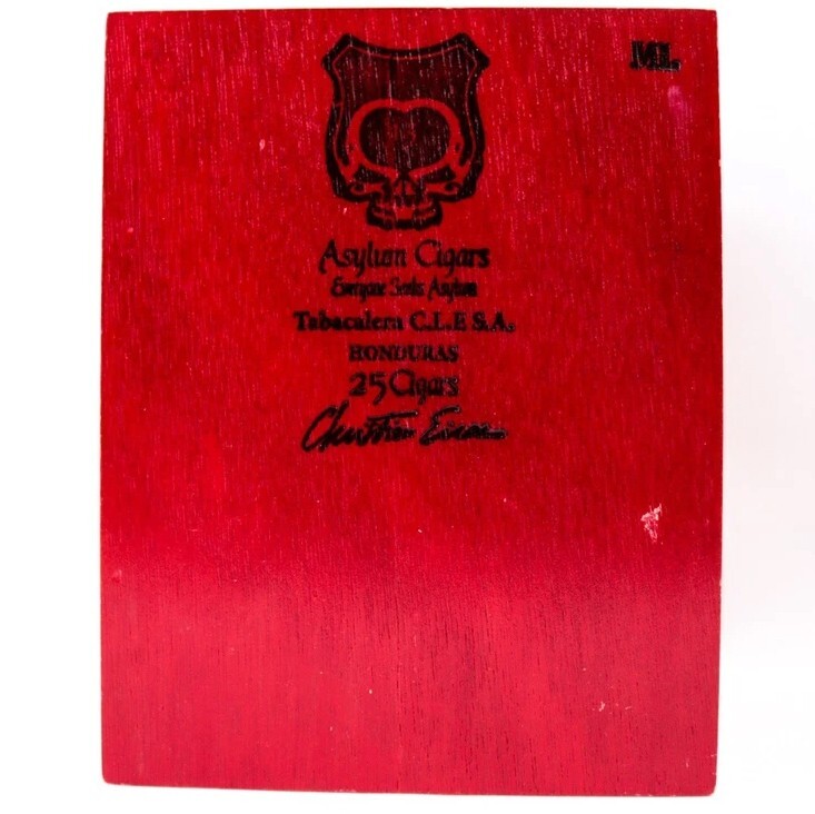 Asylum 13 Connecticut 60 x 6 Empty Wood Cigar Box 6.5" x 5.25" x 5.25"