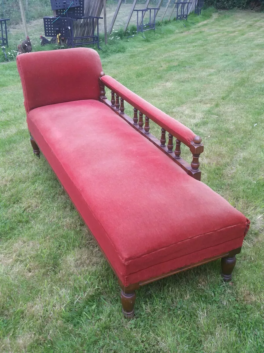 Red chaise lounge online outdoor