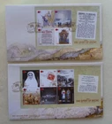 2015 NEW ZEALAND SPIRIT OF ANZAC SET OF 2 SHEETLET FDC FIRST DAY COVERS
