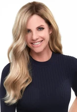 TOP SMART WAVY 12" or 18" Topper by JON RENAU, *ALL COLORS* Wavy Hairpiece, NEW