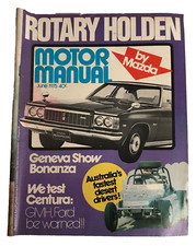 Motor Manual June 1975  Rotary Holden No. 392 Car Magazine