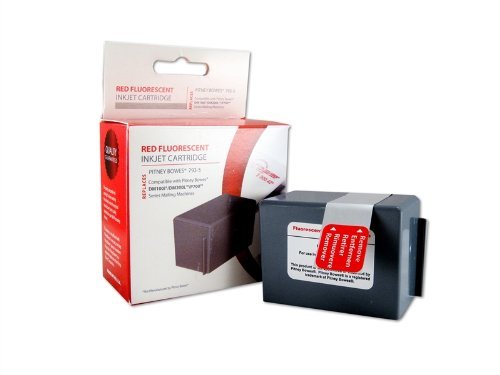 2er-Pack Pitney Bowes 793-5 kompatible rote Tintenpatrone für DM100i DM200L P700 - Bild 1 von 1