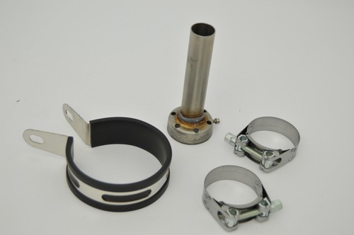 Honda MSX125 13-16 Exhaust SP Stainless Stubby Domed GP Full System - OEM FIT - Picture 3 of 7