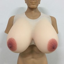 Big Nipple Large Silicone Breast Forms 16XL 9.5KG Huge CD Boobs TG Fake Bust