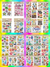 Mixed Lot 18 Packs + Stickers & Rub On Transfers Scrapbooking Planners Teachers