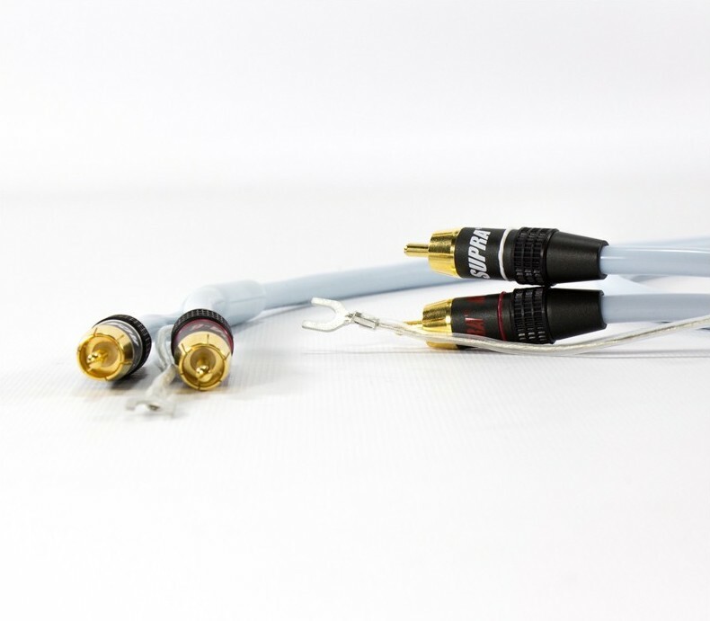 Cavo Supra PHONO 2RCA-SC 1,5 Metri – Fatto In Svezia, Alta Qualità