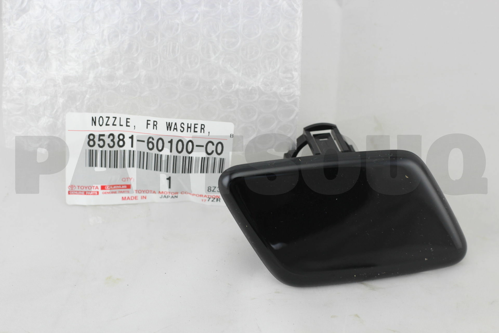 8538160100C0 Genuine Toyota NOZZLE, HEADLAMP CLEANER WASHER 85381 