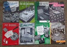 Vintage 40's Crochet Pattern Books-Chair Sets, Runners, Tablecloths, Etc. 6