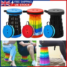 400KG Folding Stool Telescoping Seat Leisure Camping Seat Retractable Adjustable