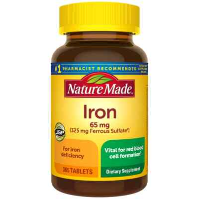 #ad #ad Nature Made Iron 65 mg 365 Tablets Dietary Supplement 01 2027 or later $14.99