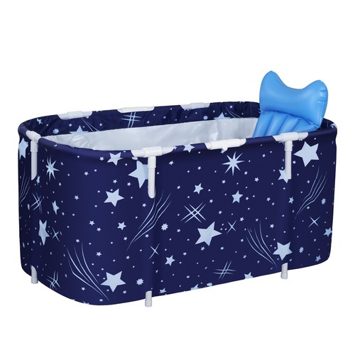 Faltbar Badewanne für Erwachsene Kinder Badewanne Wasserwanne 125 cm Praktisch - Bild 14 von 14