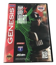 Sega Genesis:  FRANK THOMAS' BIG HURT BASEBALL !! Complete in Case