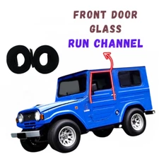 Daihatsu F50 Taft Wildcat Scat (1975-1984) Front Door Glass Run Channel Pair