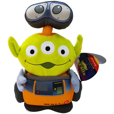 Disney Store Alien Remix Plush Soft Toy Wall-E Pixar Toy Story Eve Official