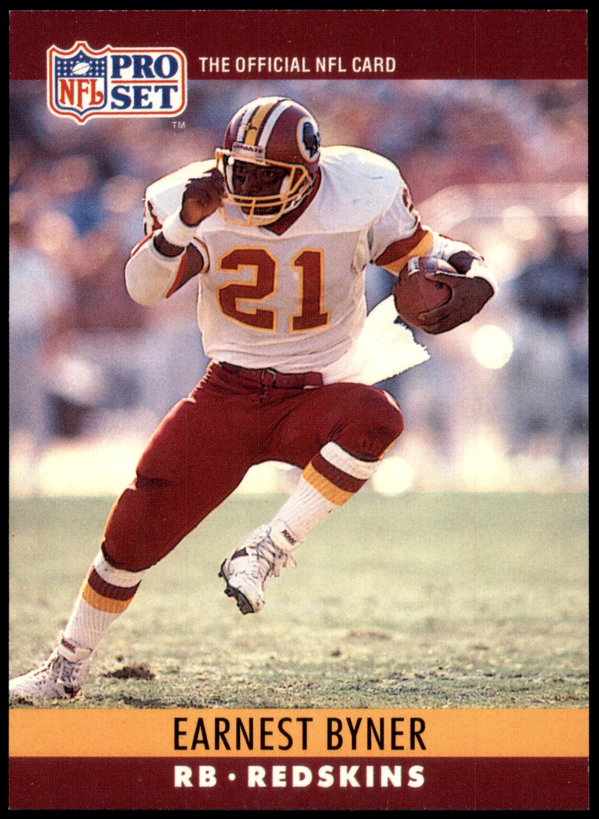 Earnest Byner #320 1990 Pro Set