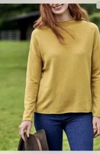 Wollovers mock neck jumper merino & cashmere New XL