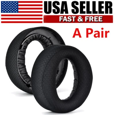 Replacement Ear Pads for Sony PS5 Pulse 3D Headset Soft Foam Cushion Covers