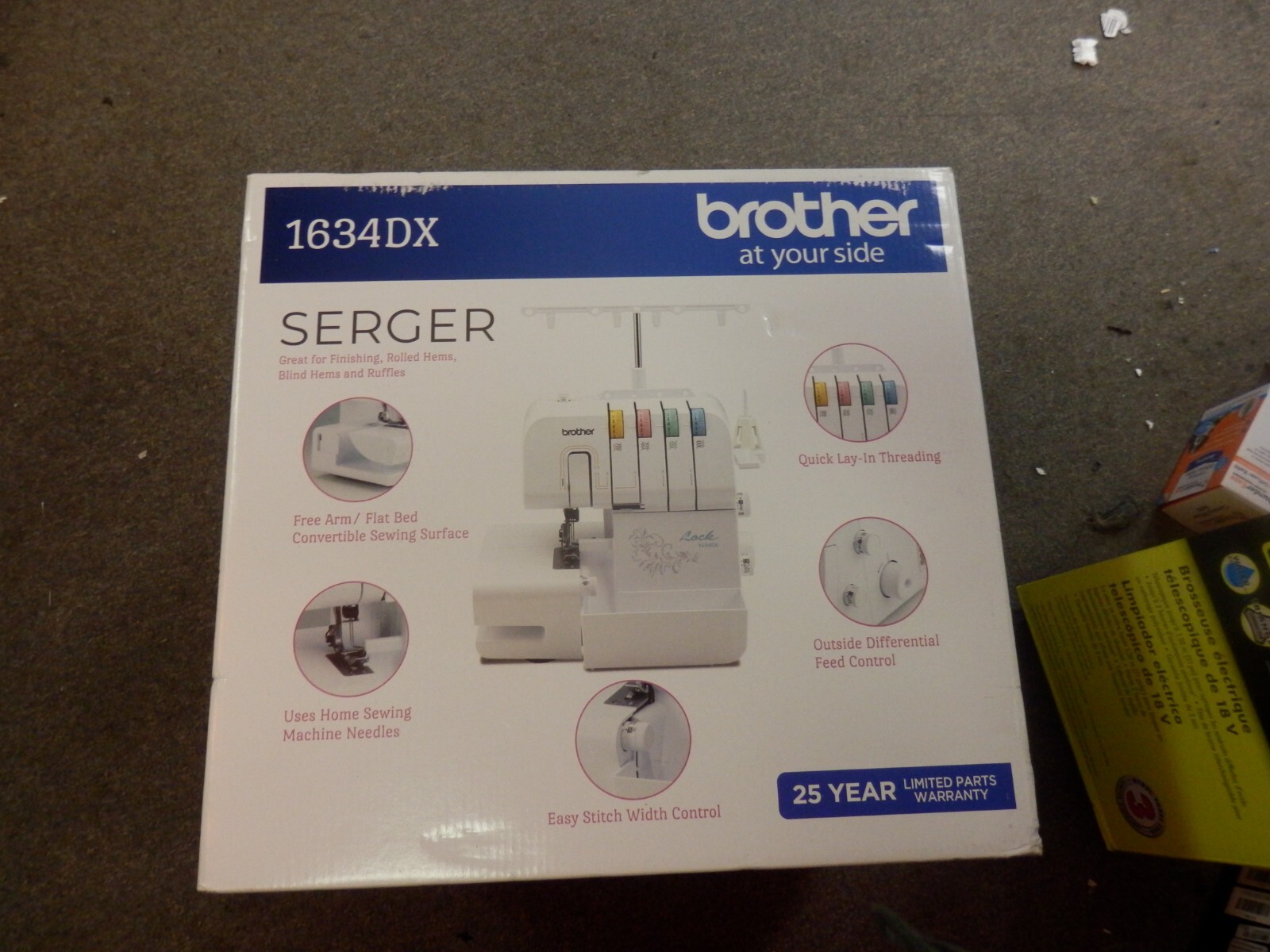 NEW Brother 1634DX 3/4 Thread Serger Machine New In Box!!! 12502654971