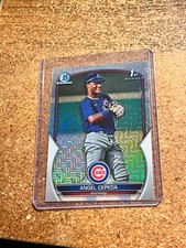 2023 Bowman Chrome 1st Bowman Mega Box Mojo Refractor # BCP-205 Angel Cepeda