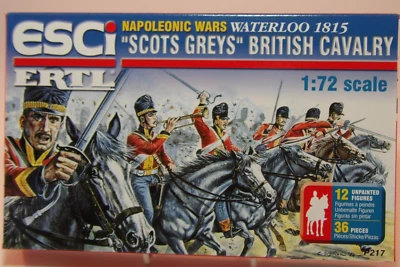 ESCI 1/72 Napoleonic British Scots Greys 2 Full Sets 24 Plastic Soldiers In Box - Image 1 of 4