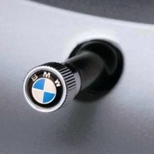 Tire Valve Stem Cap-Valve Stem Caps - Roundel Logo BMW OEM ACCESSORIES