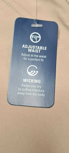 IZOD Boy´s Flat Front Shorts Wicking Adjustable Waist Khaki Size 20 Regular - Picture 7 of 10