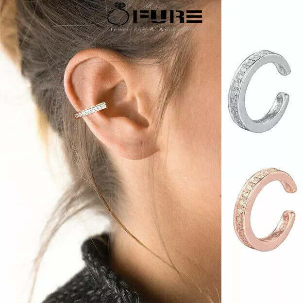 Huggie ear cuff deals