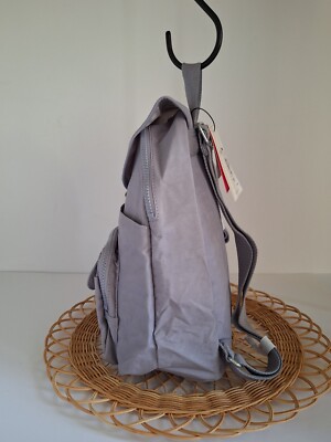 Kipling | Gunne Tender Grey | Mini Backpack W/ Fuzzy Charm | NWT NWT Kipling Queenie Backpack, Dove Grey Tonal | eBay main image 4