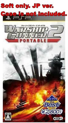 Sony PSP Soft Only Warship Gunner 2 Portable Koei Tecmo the Best