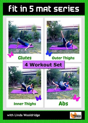 PILATES EXERCISE DVD - Barlates Body Blitz FIT IN 5 SERIES - 4 Workouts ...