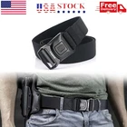 Lightweight Rigid Nylon Belt: Instant-Release Alloy Buckle,  Breathable Comfort