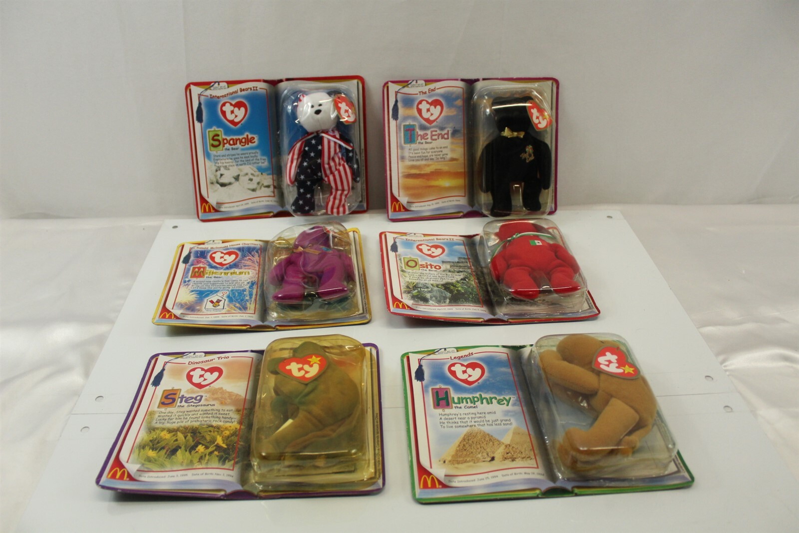 Beanie Babies McDonald's Toys in Packages Lot of 6 Collectible-image