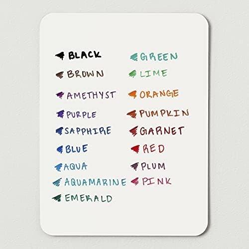 Low Odor Dry Erase Markers, Ultra-Fine Tip, Black, 4 Count