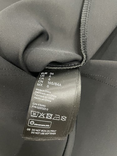 H&M x Alexander Wang sportliches Mini-Kleid schwarz blau Größe 6 - Bild 9 von 11