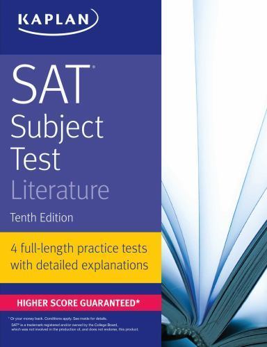 Kaplan Test Prep Ser.: SAT Subject Test Literature by Kaplan Test Prep ...