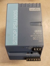 SIEMENS SITOP PSU100S   POWER SUPPLY MODULAR 24V 20A 1PHASE 