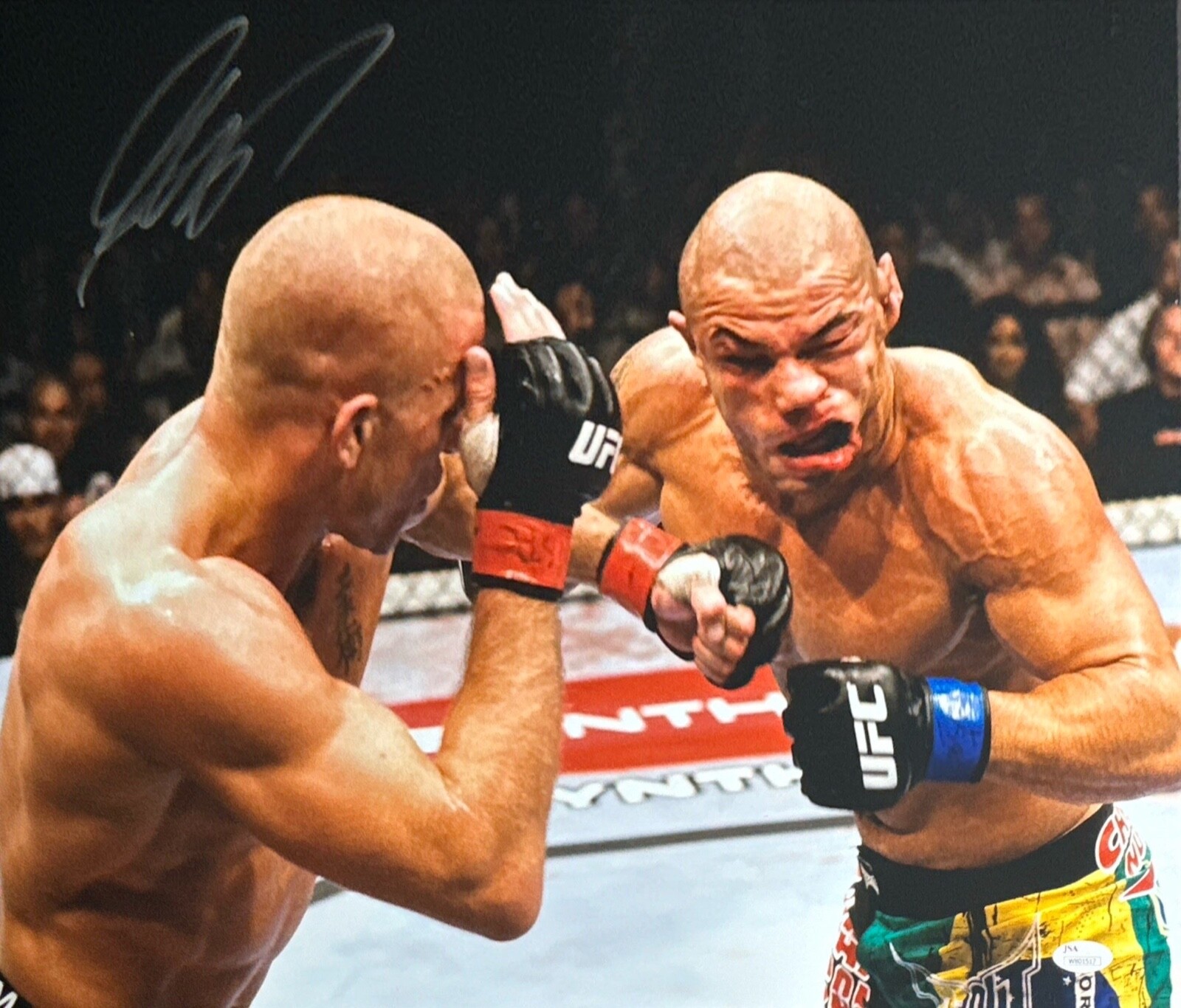 Georges ST - Pierre Autographed Signed USC Trojans 16x20 UFC Photo JSA W801517 