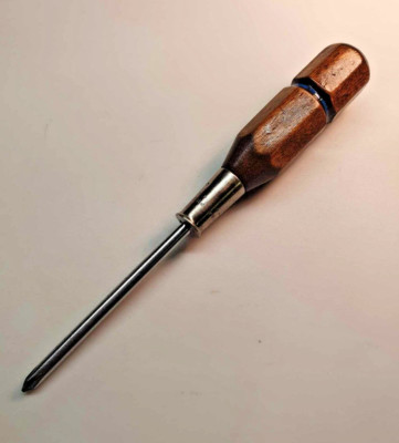Vintage Proto Tools 9784 Holzgriff Blue Line Kreuzschlitzschraubendreher USA