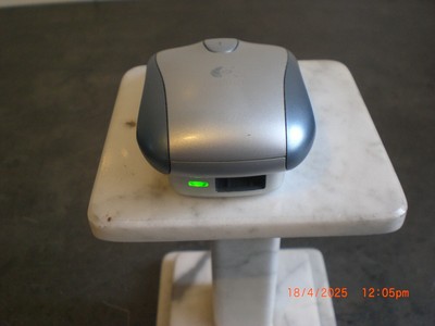 Logitech V500 Cordless Notebook Mouse Maus blau Kabellos Funk
