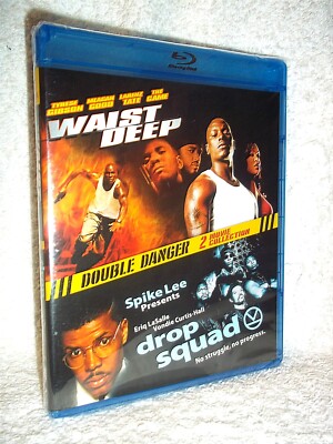 Double Danger: Drop Squad & Waist Deep (Blu-ray, 2023) NEW Tyrese Gibson action