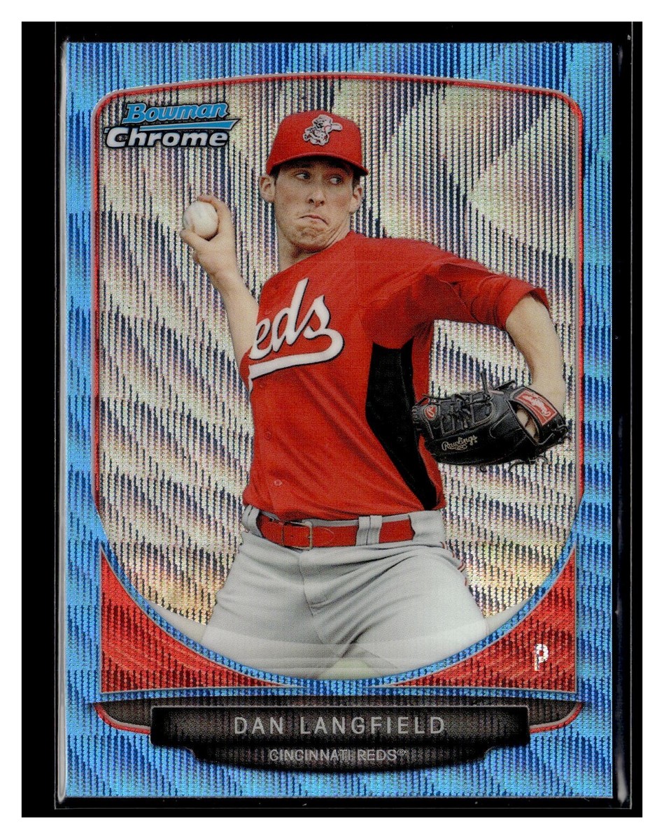 2013 Bowman Chrome #BCP124 Dan Langfield Blue Wave Refractor | eBay