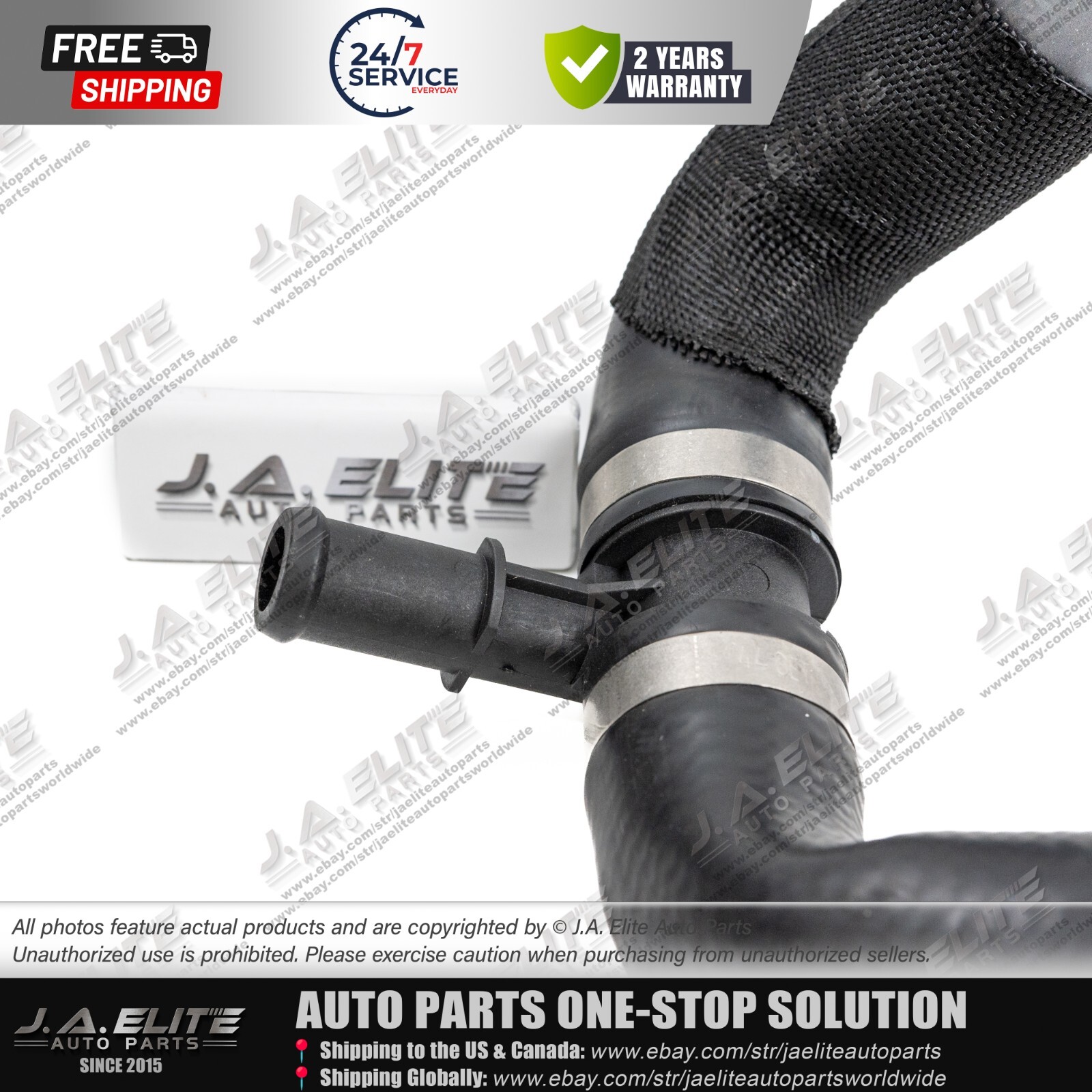 Coolant Hose with Quick Coupler for Bentley Continental Flying Spur GT GTC4.0 V8