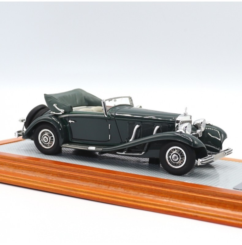 Mercedes 500K Cabriolet A 1936 Ilario 1/43 : la réplique parfaite sans défaut de finition