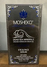 Mosheko Elevate Eye and Face Serum 40 ML / 1.4 FL OZ. Factory sealed