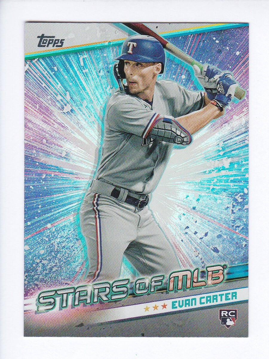 2024 Topps Series 2 #SMLB-47 EVAN CARTER RC Stars of MLB Insert ROOKIE CARD